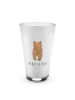 Mr. & Mrs. Panda Glas Bär Honig mit Spruch in Transparent