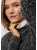 s.Oliver Strickpullover langarm in Grau-silber