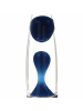 Licht-Erlebnisse Lavalampe EEK G Ø 8.6 x (H)36 cm in Silber Blau KlarSilber Blau Klar