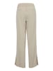 b. young BYDANTA SLIT PANTS - HEAVY WOVEN Regular fit in Cement