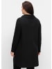 sheego Oversize-Shirt in schwarz