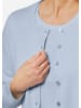 GOLDNER Eleganter Herbstcardigan mit Rundhals in hellblau