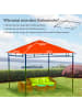 Outsunny Pavillondach in Orange 298L x 295B x 1H cm