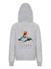 F4NT4STIC Hoodie Escape Discover the World Mountain in grau meliert
