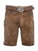 Gwandler Lederhose JONAS-gespeckt in braun