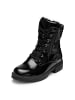 VITAFORM Softlackleder Stiefeletten in schwarz