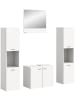 ebuy24 Badmöbelset Boston Weiß 137 x 33 cm