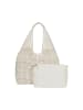 usha FESTIVAL Women 2-In-1 Tote Bag Set in White