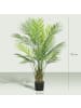 HOMCOM Kunstpflanze-Ø16,5cm x 120H cm-Grün