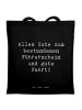 Mr. & Mrs. Panda Schultertasche Spruch Erste Erfahrungen im Stra... in Schwarz