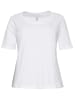 sheego T-Shirt in weiß