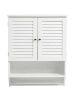 Beliani Badezimmerschrank SENGUER in Weiß - (W) 60 x (H) 75 x (L) 22 cm