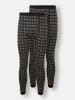 WITT WEIDEN Hose lang in schwarz-bedruckt