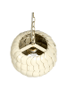 Beliani Pendelleuchten MASKELIYA in Beige/Gold - (W) 26 x (H) 102 x (L) 26 cm