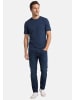 Redmond T-Shirt Basic in Dunkelblau / grau / schwarz