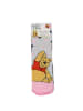 Winnie Puuh Winnie the Pooh Sneaker Socken – 4 Paar Strumpfset für Mädchen in Mehrfarbig