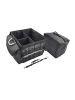 relaxdays Kofferraum Organizer in Schwarz - (B)40 x (H)30 x (T)40 cm