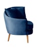 58 aufm Kessel COCKTAILSESSEL Katrina Samtvelours dunkelblau