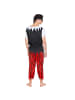 tectake Bequeme Stretch-Jersey-Hose mit Gummizug, schwarz