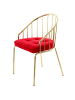 Kayoom Stuhl Palma in rot - gold