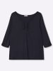 sheego 3/4-Arm-Shirt in tiefblau
