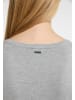 DreiMaster Klassik Damen Strickkleid in Grau Melange