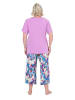 Ulla Popken Pyjama in amethyst