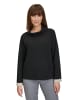 Betty Barclay Sweatshirt mit hohem Kragen in Schwarz/Beige