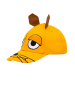 koaa Kappe Maus - Mascot in orange