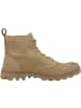 Palladium Schnürboots Pampa Hi Skin in hellbraun