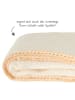 Bieco Kuscheldecke Flausch 70 x 100 cm - Uni E in beige