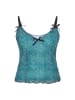 myMo Women Top in aqua black