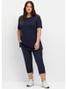 sheego Longshirt in marine