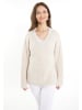 usha WHITE LABEL Strick Cardigan in Hellbeige Melange