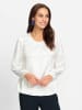 WITT WEIDEN Satin-Bluse in ecru