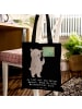 Mr. & Mrs. Panda Tragetasche Mathematiker Herz mit Spruch in Schwarz