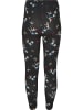 Urban Classics Urban Classics Damen Girls Soft AOP Leggings in blackfloret