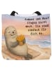 Mr. & Mrs. Panda Tragetasche Robbe Pommes Design mit Spruch in Weiß