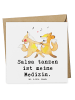 Mr. & Mrs. Panda Deluxe Karte Füchse Salsa tanzen mit Spruch in Weiß