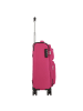 D&N Travel Line 6754 4-Rollen Kabinentrolley 55 cm in pink