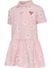 Hummel Kinder Sportshirt "Hmlmini Reg Flower Polo Dress S/S" in Rosa