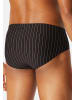 Schiesser Mini Slip / Unterhose 95/5 Essentials in Schwarz / blau