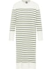 DreiMaster Maritim Damen Maxikleid in Wollweiss Oliv