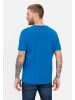 Camel Active Jersey T-Shirt aus zertifiziertem Organic Cotton in Mittelblau