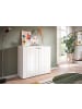 xonox.home Sideboard (B/H/T): 138x86x37 in weiß Hochglanz und weiß NB