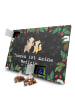 Mr. & Mrs. Panda Adventskalender Hase Tanzen mit Spruch in Kreidetafel