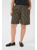 KAFFE curve Shorts KCkatrina Loose fit in Brown Leopard Print