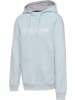 Hummel Sportshirt "Hmlmover Cotton Hoodie Woman" in Blau
