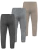 Normani Outdoor Sports 3er Pack Baby Merino Unterhose mit Füßen in Beige/Grau/Anthrazit