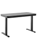 Beliani Höhenverstellbarer Schreibtisch KENLY in Schwarz - (W) 120 x (H) 72 x (L) 60 cm